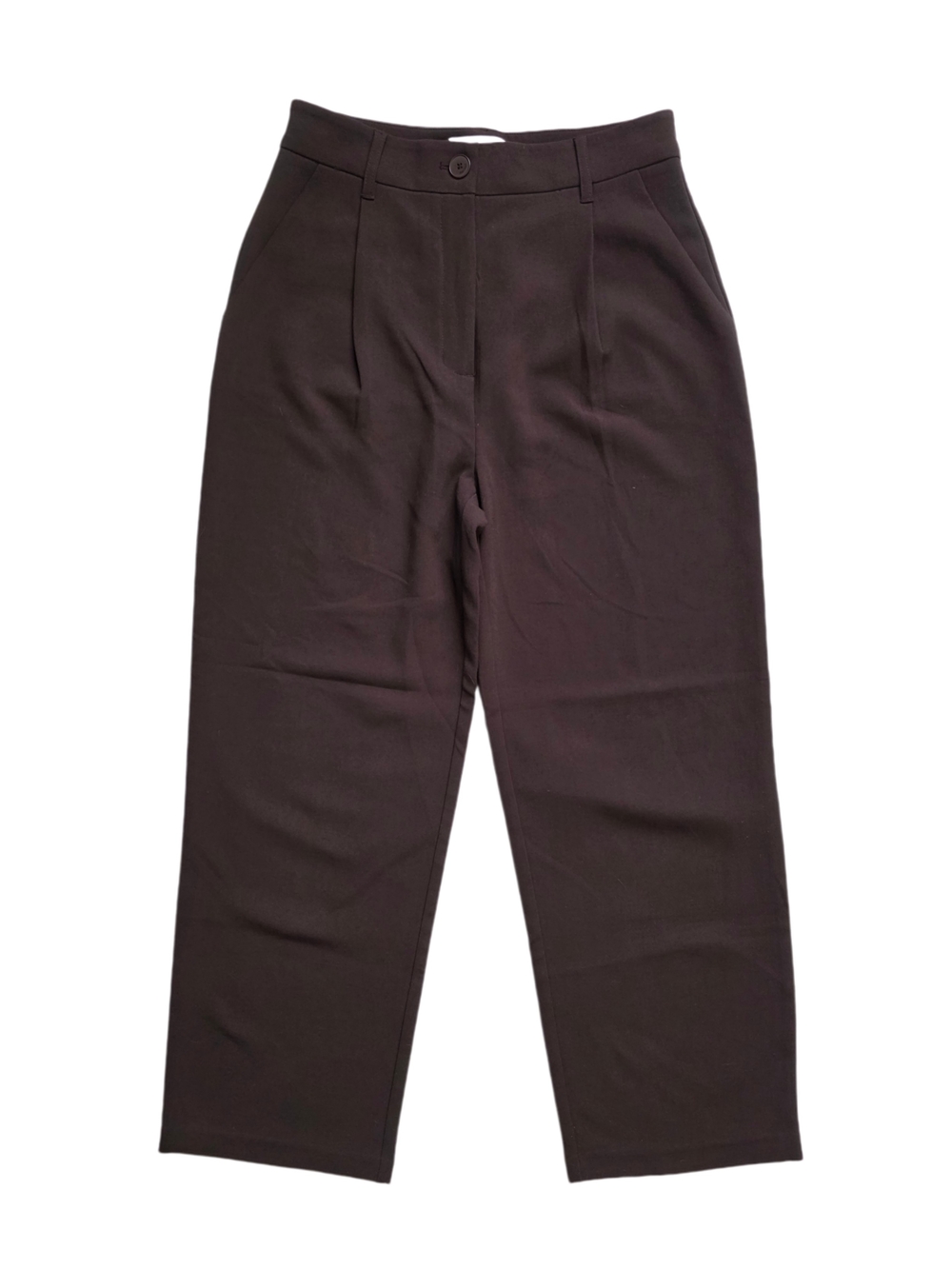 OAK + FORT RELAXED FIT PANT In Daek Brown Size 8